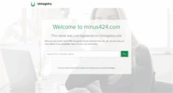 Desktop Screenshot of minus424.com